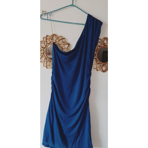 One Shoulder Bodycon Mini Dress - Picture 1 of 2